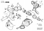 Bosch 0 601 952 255 Gsb 24 Ve-2 Cordless Impact Drill 24 V / Eu Spare Parts